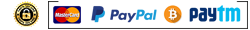 Accepted payment methods including Visa, MasterCard, and PayPal